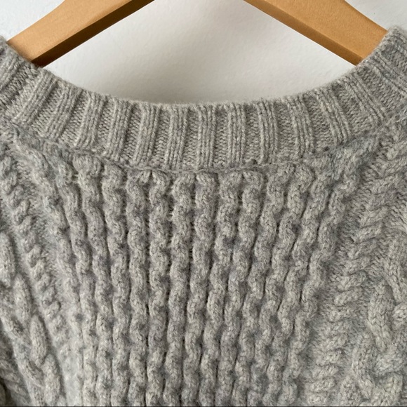 Marc Jacobs | Grey Oversized Knitted Merino Wool Sweater - Picture 10 of 11